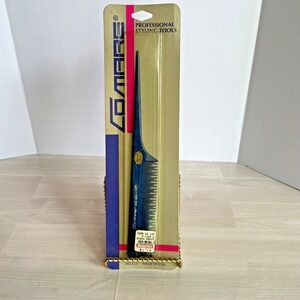 Vintage‎ Comare 8" Tail Comb 502 Celcon w/ Serrated Teeth - NIB!!